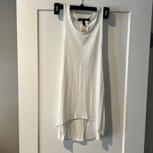 Like new BCBG White tank top size small!